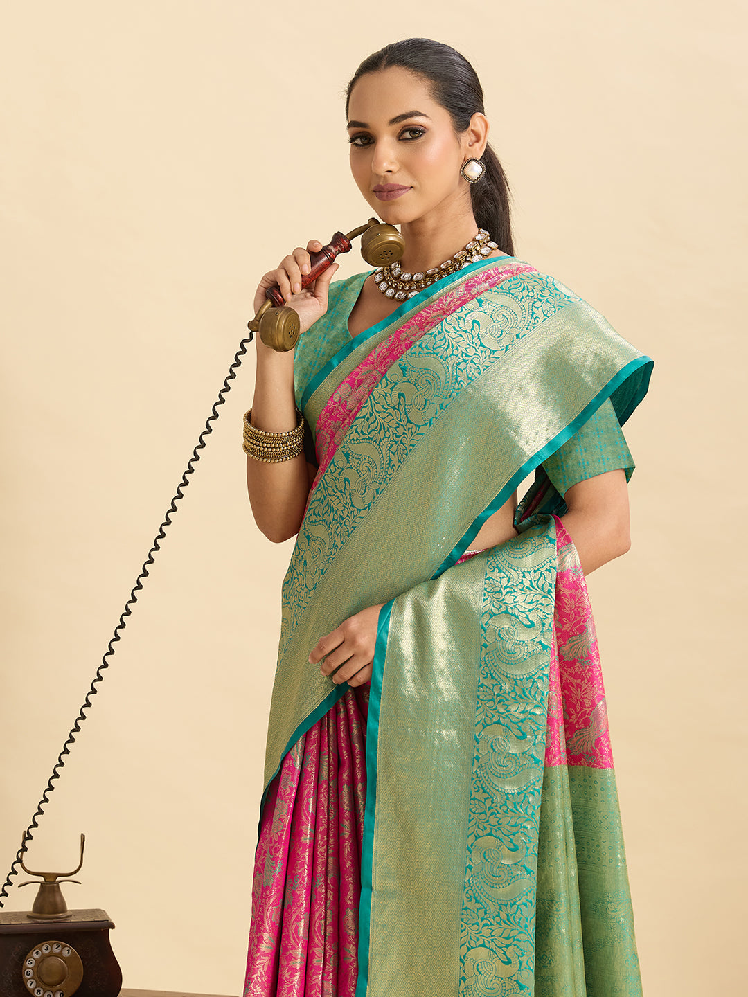 Anarkali Saree